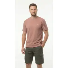BELIFE - Camiseta piel de melocotón manga corta para hombre