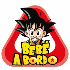 GENERICO - Sticker Bebé a Bordo Estilo Anime