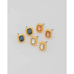 AVEMARIA - Set X3 Aretes Cristal