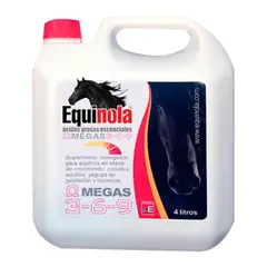 HOLLIDAY - Ácidos Grasos Equinola Omega 3 6 9 Para Caballos Equinos 4 Litros