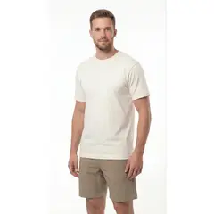 BELIFE - Camiseta manga corta ivory para hombre