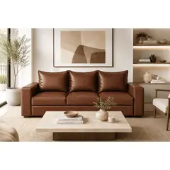 LJ HOME - Sofá 3 puestos Oslo Premium 2 Metros