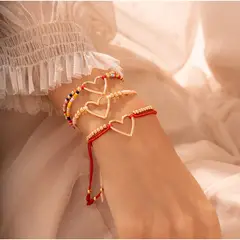 AVEMARIA - Set Pulseras x3 Heart Colorfull