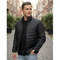 ABC - Chaqueta Hombre Acolchada Impermeable colores varios