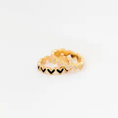 AVEMARIA - Set Anillo x2 Multicorazones