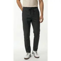 BELIFE - Pantalón negro jaspeado para hombre