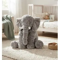 BEBESUNITA - Peluche Elefante Bebe Almohada Gigante 60 Cm