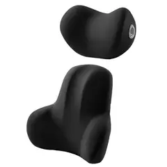 GENERICO - Set Cojín Lumbar Y Cervical Ergonómico Carro Oficina