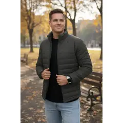 ABC - Chaqueta Hombre Acolchada Impermeable colores varios