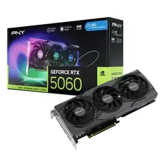 PNY - TARJETA GRAFICA NVIDIA GEFORCE RTX 5060 EPIC‑X ARGB OC TRIPLE FAN