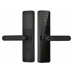 PAHIESMA - Cerradura Inteligente Tarjeta, Huella, Clave App Smart Tuya Puerta Corrediza