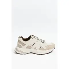 KOAJ - Tenis chunky, gris con malla blanca Hombre