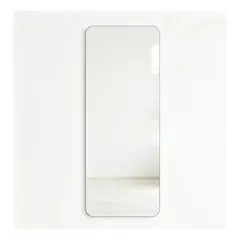 POLASUP - Espejo Acrílico Decorativo Cuadrado Sin Marco Adhesivo Para Pared Sin Perforar Hogar Moderno 120cm