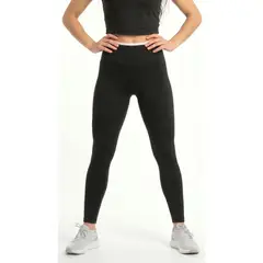 BELIFE - Legging negro con corte láser para mujer