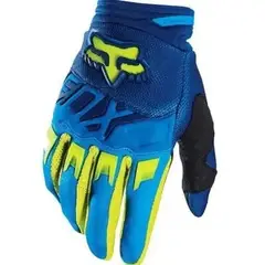 FOX - Guantes Dirtpaw Azul Amarillo Neon