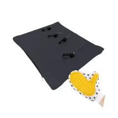 HALLY PET - Hamaca Para Gatos Rejas Mas Guante Negro