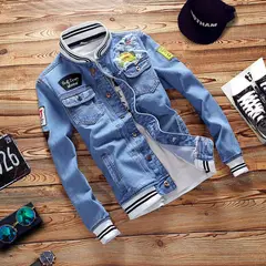GENERICO - Chaqueta de Jean en Mezclilla para Hombre Vaquera