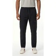 BELIFE - Pantalón negro para hombre