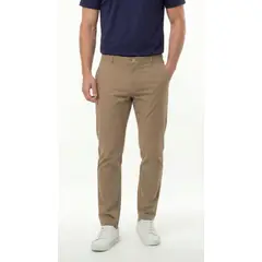 BELIFE - Pantalón chino café para hombre