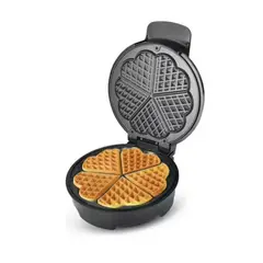 GENERICO - Máquina Antidherenete para Hacer Waffles Forma de Corazón