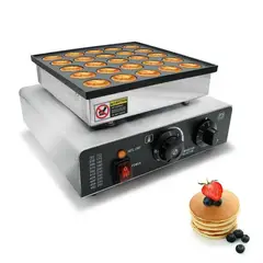 GENERICO - Maquina para Mini Cupcakes. Panqueques y Muffins X25 Control de Temperatura y Temporizador