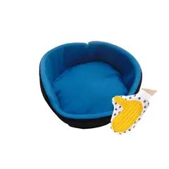 HALLY PET - Cama Para Gato Grande Mas Guante Celeste