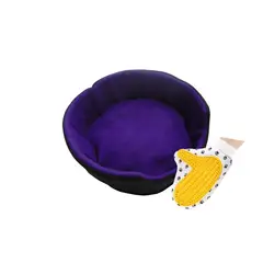HALLY PET - Cama Para Gato Grande Mas Guante Morado