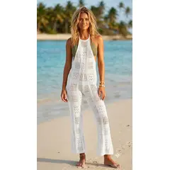 GENERAL - Enterizo Salida de Baño Playero Tejido Ligero y Elegante con estilo boho chic