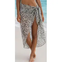 GENERAL - Pareo Playero Largo Para Mujer en Seda Diseño Elegante