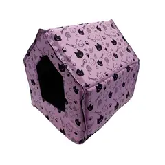 HALLY PET - Casa Para Gatos Morado