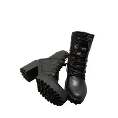 LOS ZAPATOS DE SUSANA - Botín 099 Mujer en Cuero de Amarrar