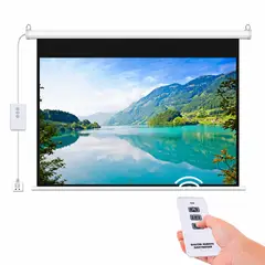OEM - Telón Eléctrico Pantalla De Proyector Control Remoto 100