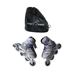 SPORT RUNNER - PATINES ADULTOS CON FRENO 38-39-40 + BOLSO