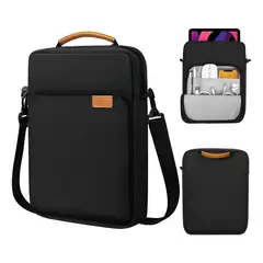 GENERICO - Estuche Premium Para Tablet 10 11 Pulgadas Con Asa Correa Y Bolsillo Frontal