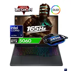 Lenovo - Portatil Gamer Legion 5 Intel core ultra 7 255HX 24/4 TB RTX 5060 8 GB Negro 15,1 Oled 165 Hz