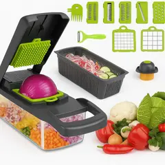 GENERICO - Rallador Picador Cortador Portatil de Frutas y Verduras Multiuso