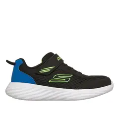 SKECHERS - Tenis Deportivo de Niño 405084l-blk Negro