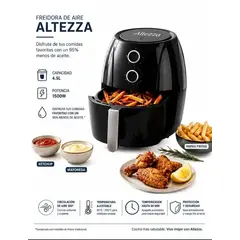ALTEZZA - Freidora de Aire air Fryer