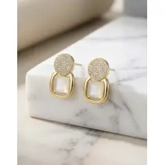 ZYRAL - Aretes Para Dama Dorado Marca ZARC03-22