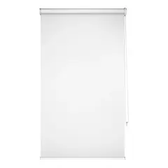 NOVELTY HOME - Cortina Persiana Enrollable Blackout Blanco 120x160 cm