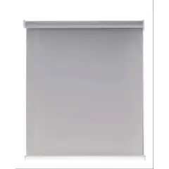 NOVELTY HOME - Cortina Persiana Enrollable Blackout Oxford Gris Claro 180x160 cm