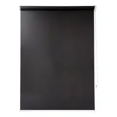 NOVELTY HOME - Cortina Persiana Enrollable Blackout Negro 120x160 cm