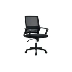 RTA DESIGN - Silla de Escritorio Regal, Negro, ergonómica con reposabrazos