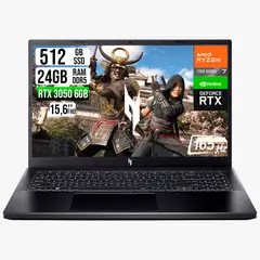 ACER - Portatil V15 AMD RYZEN 7 7445HS RTX 3050 6GB SSD 512GB RAM 24GB LED FHD 165HZ