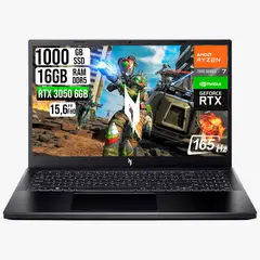 ACER - Portatil V15 AMD RYZEN 7 7445HS RTX 3050 6GB SSD 1TB RAM 16GB LED FHD 165HZ