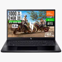 ACER - Portatil V15 AMD RYZEN 7 7445HS RTX 3050 6GB SSD 1TB RAM 24GB LED FHD 165HZ