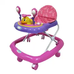 KIDSHOP - Caminador 4 En 1 Comedor Andadera Didactico rosado 949A-RS