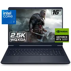 PORTÁTIL GAMER ALIENWARE 16" - CORE 7 240H - RTX 5050 8GB - 16GB RAM - SSD 512GB - 2.5K WQXGA