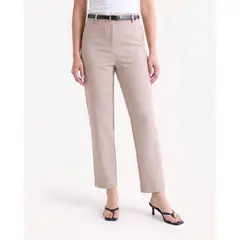 SEVEN SEVEN - Pantalón Chino Con Cinturón Para Mujer Beige