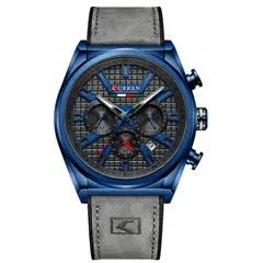 CURREN - Reloj 8392 Cronógrafo Para Hombre Moderno Elegante En Cuero